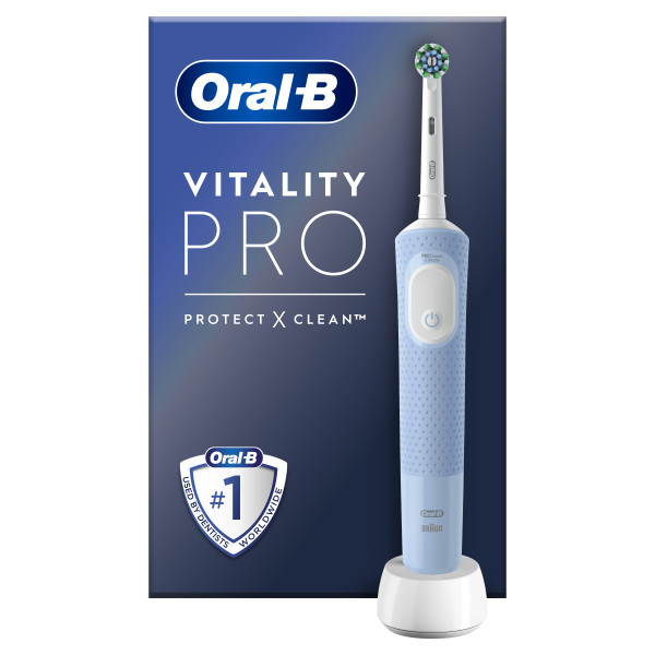 Oral-B Vitality Pro Erwachsener Rotierende-vibrierende Zahnbürste Grau, Weiß