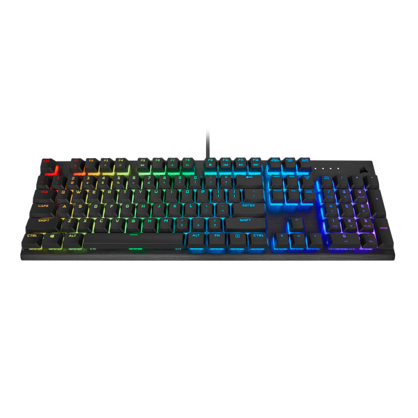 Corsair K60 RGB PRO Mechanical Gaming Tastatur USB QWERTZ Deutsch Schwarz