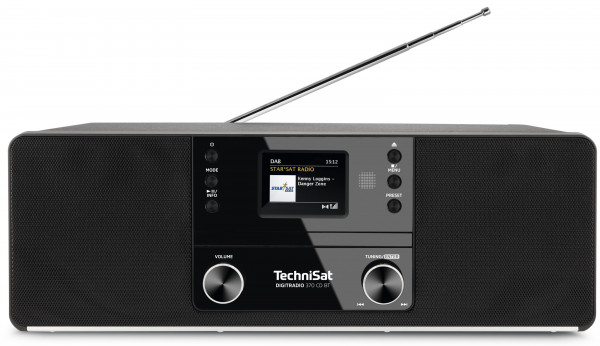 TechniSat DIGITRADIO 370 CD BT DAB+ Radio, CD-Player, Bluetooth-Audiostreaming, Wecker, Sleeptimer,