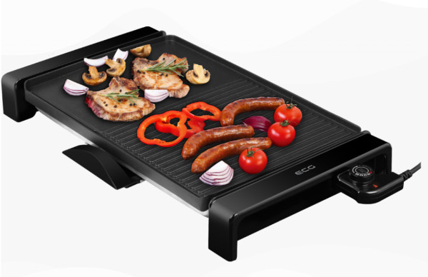 ECG EG 2011 Dual XL Tischgrill Elektro Schwarz 2000 W