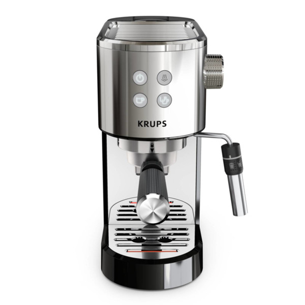Krups Virtuoso+ XP444C10 Siebträger-Espressomaschine 1 Liter silber