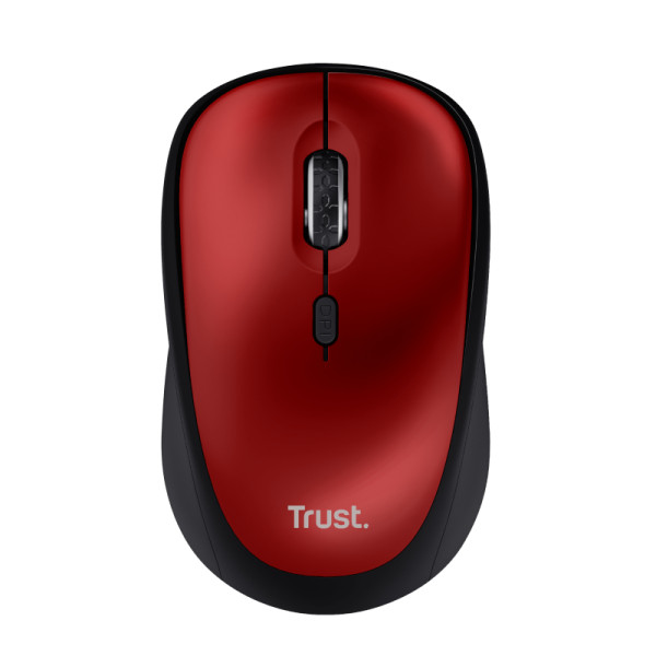 Trust Yvi+ Maus rechts RF Wireless Optisch 1600 DPI rot