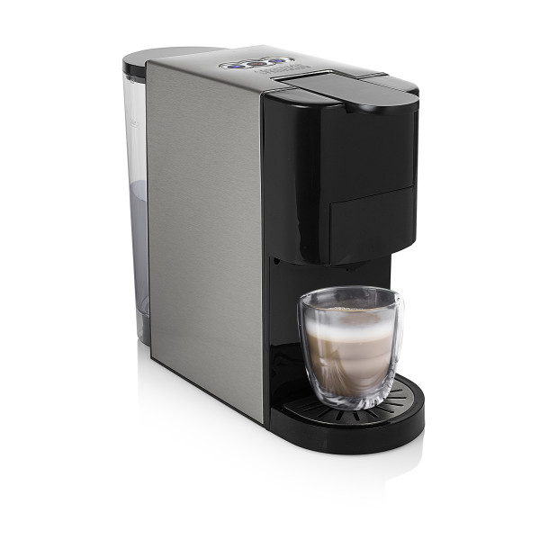 Princess Multikapsel-Kaffeemaschine Stahl 4-in-1