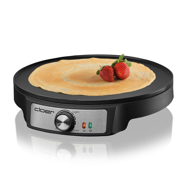 Cloer 6620 Crêpes-Maschine 1 Crepe(s) 1200 W Schwarz, Edelstahl