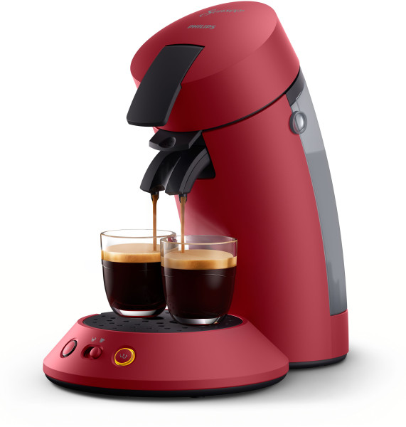 Senseo Original Plus CSA210/90 Kaffeepadmaschine rot