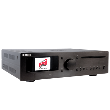 Block CVR-200 saphirschwarz Stereoanlage 2 x 100 W, Internetradio, DAB+, UKW, Bluetooth, DLNA, WLAN,
