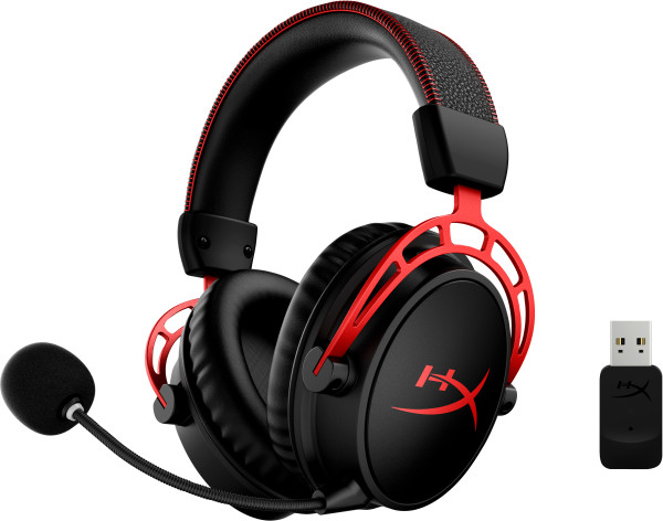 HyperX Cloud Alpha – Wireless-Gaming-Headset (Schwarz-Rot)