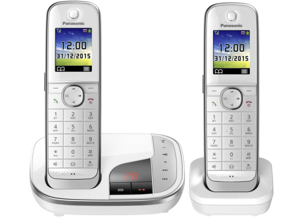 Panasonic KX-TGJ322 DECT-Telefon Anrufer-Identifikation Weiß