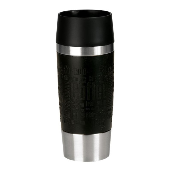 EMSA TRAVEL MUG Thermobecher Schwarz 0,36 Liter