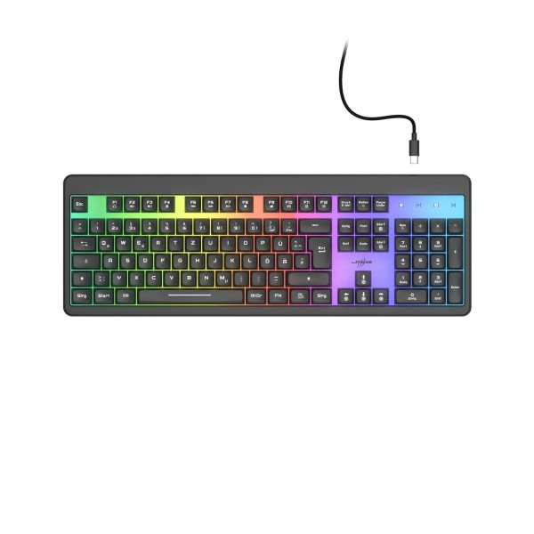 uRage Exodus 215 Illuminated Tastatur Gaming USB QWERTZ Deutsch Schwarz