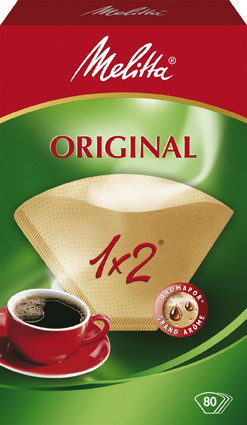 Melitta 17808.7 Kaffeefilter 80 Stück(e) Braun Einweg-Kaffeefilter