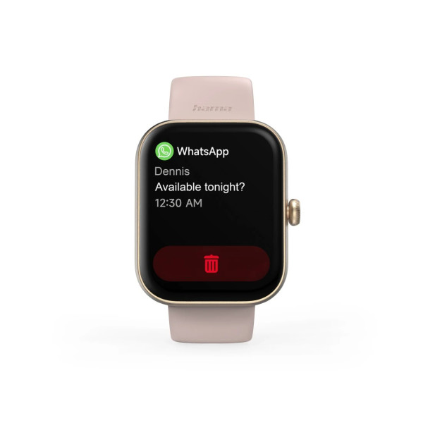 Hama 5000 Smartwatch, 4,19 cm (1.65 Zoll), rechteckig, rosé