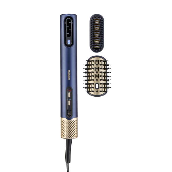 BaByliss AS6550E 3-in-1 Haartrockner, Glätteisen und Warmluftbürste 1600 W Navy