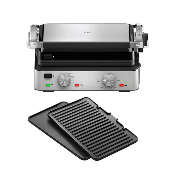 Braun CG 7020 Multi-Kontaktgrill schwarz silber