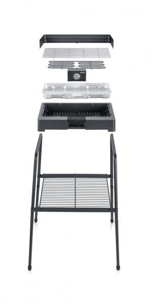 Severin PG8566 Standgrill Elektro Schwarz 2200 W