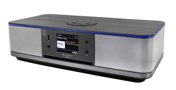 Soundmaster ICD2023SW Tragbares Stereosystem Digital 15 W DAB+, FM, PLL Grau, Silber Playback MP3