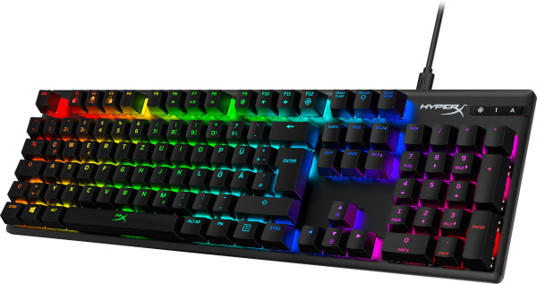 HyperX Alloy Origins – mechanische Gaming-Tastatur – HX Red (DE-Layout)